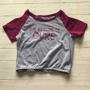 Offers?? The future is ours cold shoulder tee